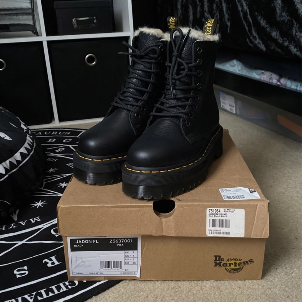 Dr. Martens Fur-Lined Jadon Boots
